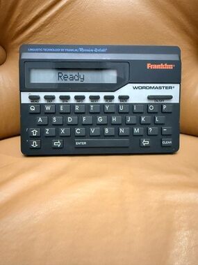 Vintage 1989 Franklin Wordmaster Electronic Dictionary - Dark Gray